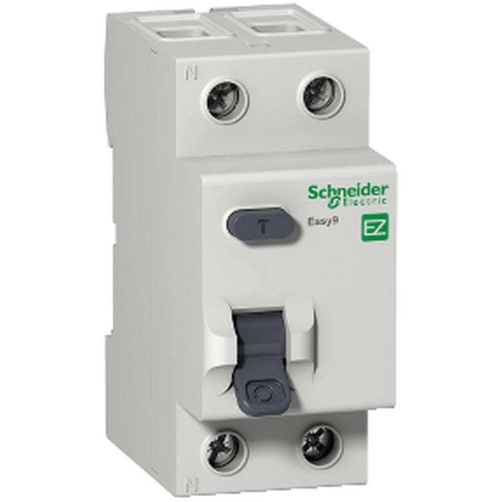 Schneider Electric Easy9 - RCCB Residual Current Circuit Breaker, 2 Pole, Type AC, 63A, 30mA, 230V, EZ9R33263
