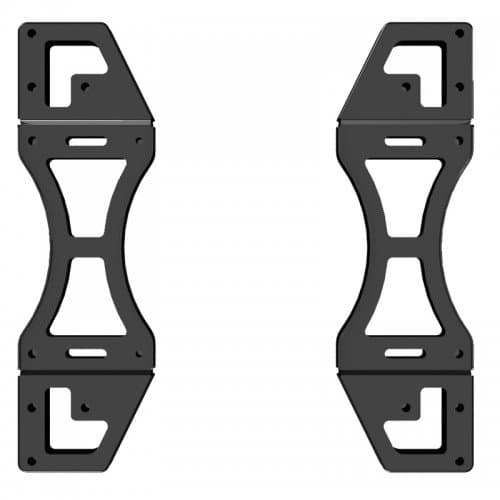 Invision® VESA Adapter Extension Plates For TV Wall Mounted Brackets, Fixing Straight On To Any 200mm x 200mm Existing TV Bracket, Suitable For TV Screens 26 to 55 Inch (H400)