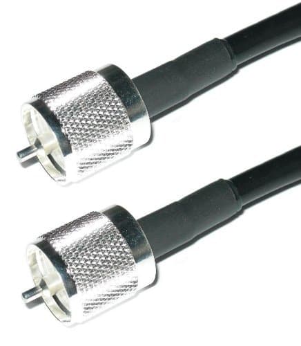 Andrew Commscope commscope-uhf-1 US Made PL259 UHF Male Pigtail Jumper LMR/CNT-240 Coaxial Cable Antenna Coax UHF VHF HF (1-Feet)