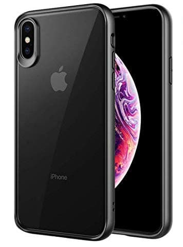 mobistyle Xs Max Cover Case Ultimate Protection, Transparent with Shockproof TPU Bumper Back Case Cover for iPhone Xs MAX (Royal Black)