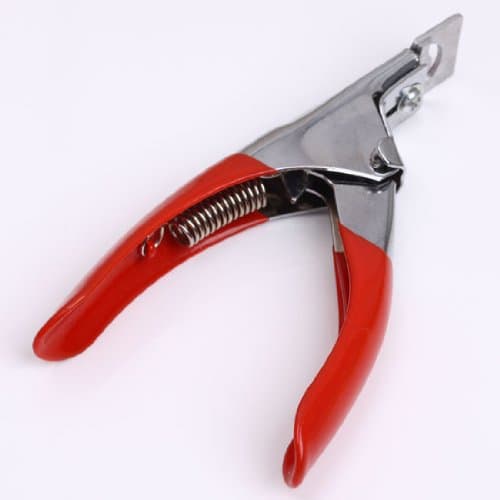 Red Clipper Pincers Cutter Manicure Fit Acrylic False Nails Tips DIY