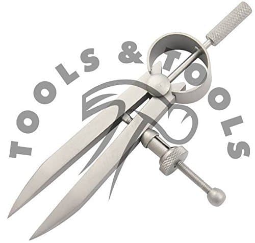 Tools N Tools UK QUALITY DIVIDER COMPASS CALIPER GAUGE 3" JEWELRY MARKING CENTER MAKING CIRCLE