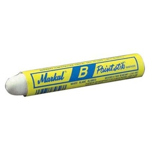 Bowes TT 37592 - Markal White B Paintstik Marker BOWES TT 37592