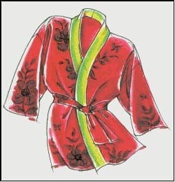 Asian Happi Coat and Hanten Jacket Hawaiian Sewing Pattern #230 - Sizes XS-4X