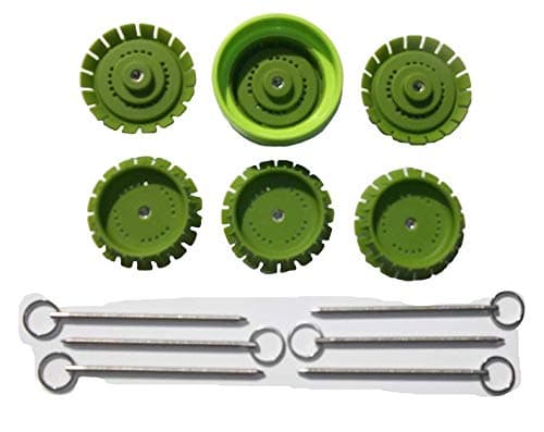 6 Pickle Pusher Fermentation Weight Replacements Only. Replaces Old Fashioned Weights, Performs 10X Better!