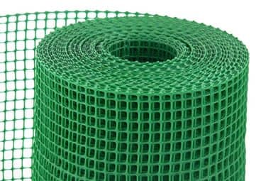5 Star Shine Full Roll Plastic PVC Sq Mesh (12 mm -1 X 25 m, Green)