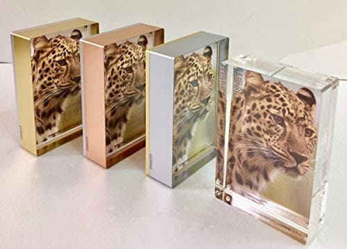 Canetti Original Magnet Frame 2x4 Prestige Magnetic Picture Frame, Floating Photo Frame, Two Acrylic Panels Clear