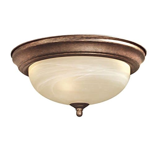 Siam Circus Woodbridge Lighting Anson 1-light Marbled Bronze Flush Mount (Pack of 4)