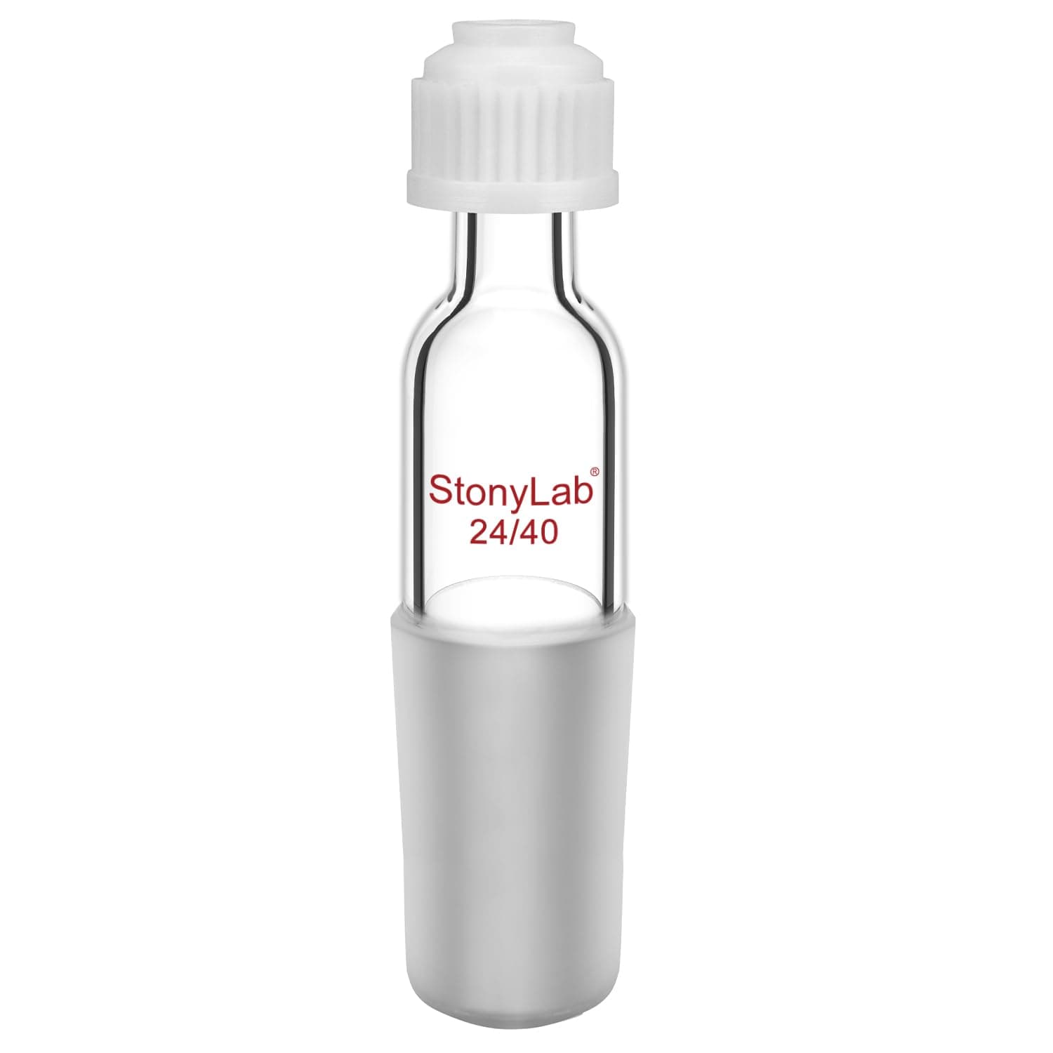 stonylab Thermometer Inlet Adapter with 24/40 Inner Joint, 110 mm Height, for Laboratory Temperature Measurement