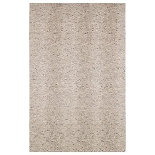 Mohawk Home 7' 6" Round Non Slip Grip Rug Pad 3/8" Thick Dual Surface Felt Cushion + Rubber Gripper - Safe for All Floors