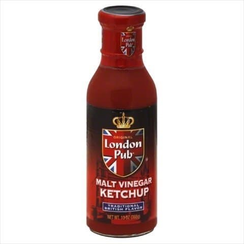 LONDON PUB KETCHUP MALT VINEGAR, 13 OZ