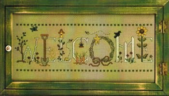 Gardening Welcome - Cross Stitch Kit - Designed by Diane Arthurs