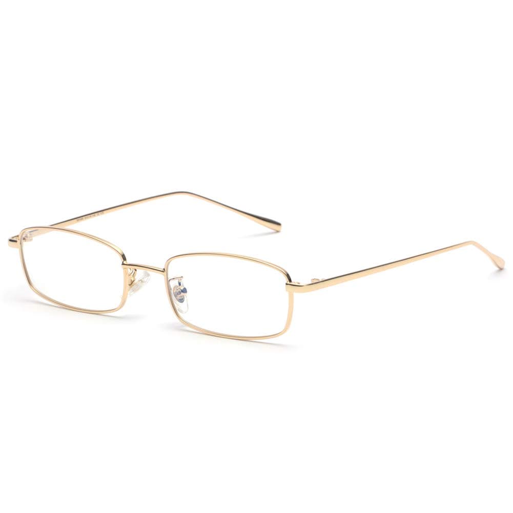 Rectangle Eyeglasses Optical Men Metal Small Frame Glasses Frame Women Unisex