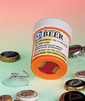 Humorous Novelty Bottle Openers - Prescription Bottle