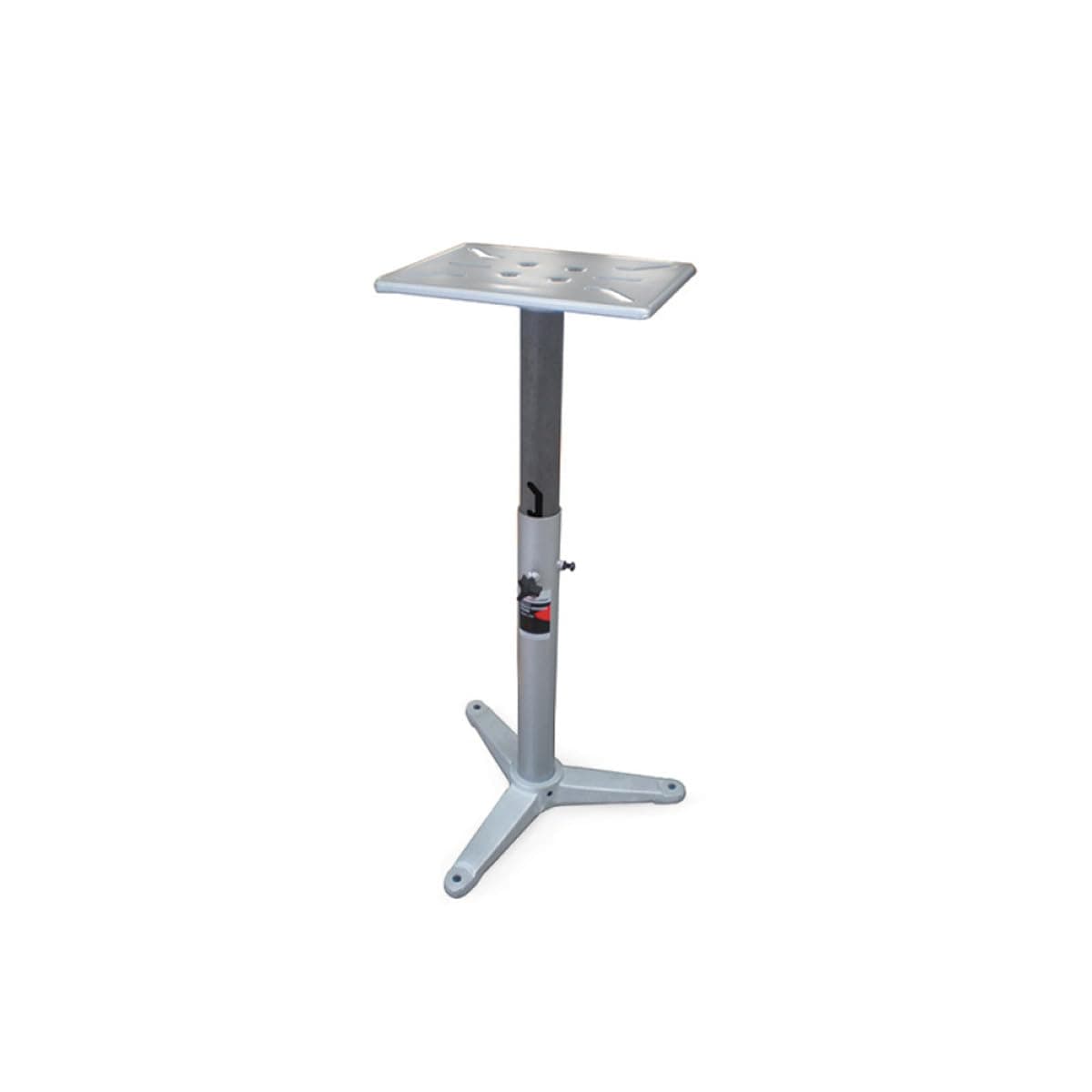 AFF Bench Grinder/Vise Stand - 32" Fixed Height - Predrilled Mounting Slots - Coolant Tray