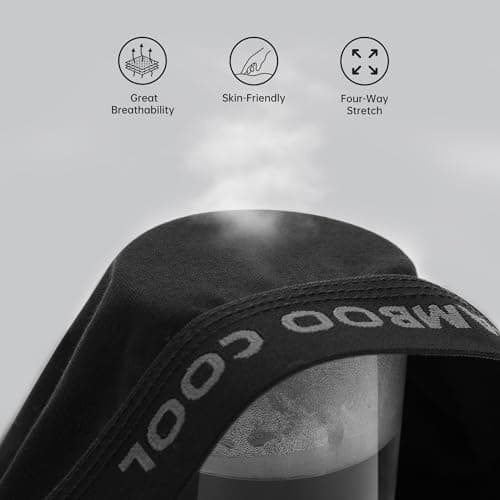 BAMBOO COOL Men’s Underwear boxer briefs Soft Comfortable Bamboo Viscose Underwear Trunks (4 Pack)