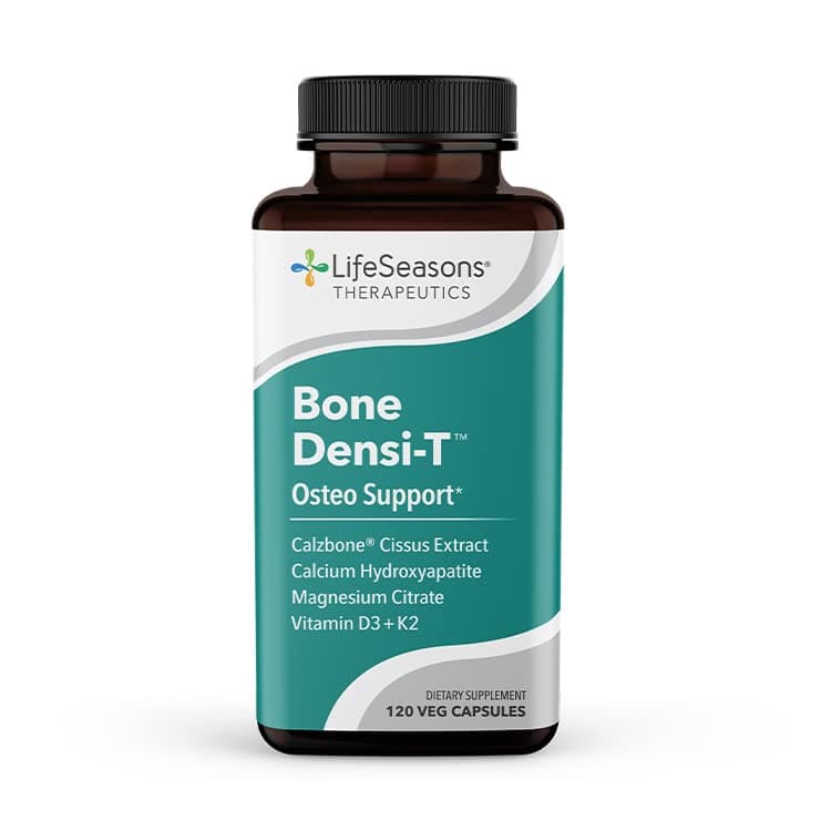Bone Densi-T - Osteo & Calcium Support - Bone Mineral Density, Pliability & Healing - Skeletal Strength & Tissue Production - Calcium, Magnesium & Vitamin D - 120 Capsules