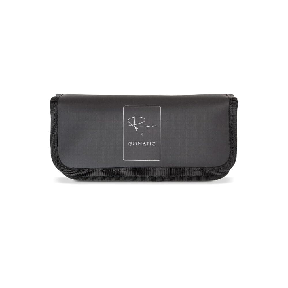 Gomatic McKinnon Battery Camera Case- DSLR Camera Battery Storage Pouch Bag/Case/Holder with Magnetic Closure for 3 Batteries - Suitable for Standard DSLR Batteries