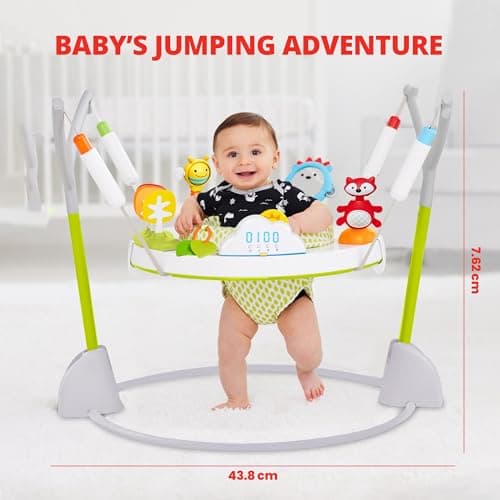 Skip Hop Baby Foldable Activity Jumper for Baby Ages 4m+, Explore & More Activity Jumper