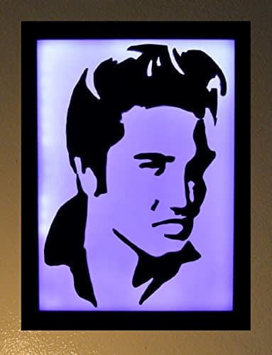 Elvis Presley Led light box lamp wax painting