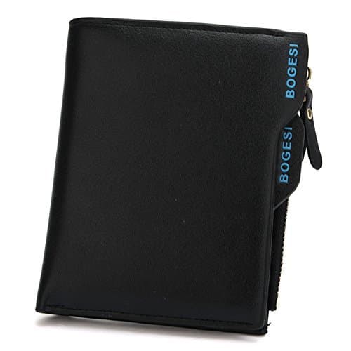 KEZRO Premium Bifold Imported Leather Men's Wallet, Black