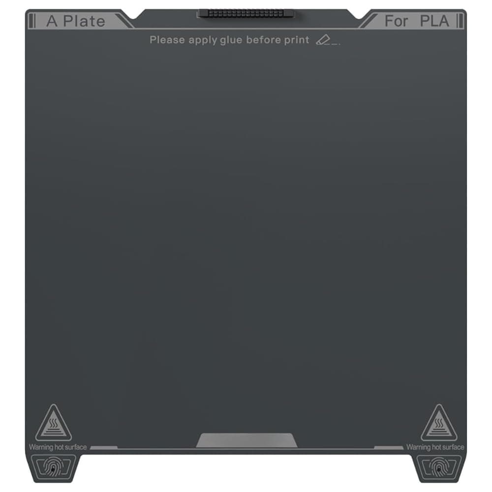 3IDEA CR K1C Smooth PEI Build Plate Without Soft Magnetic Sticker, 3D Printer Smooth PEI Print Bed Platform for K1C, K1, Ender3 V3/KE/SE, Ender 3 S1/Pro, Ender 5 S1 3D Printer 235 * 235mm