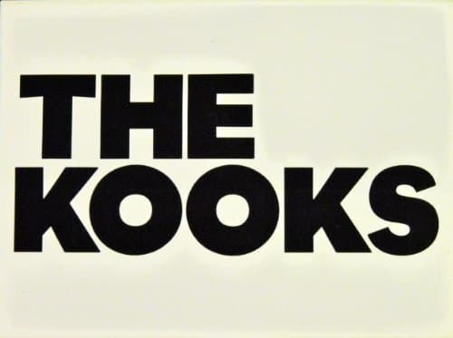 The Kooks - Rare Advertising Sticker
