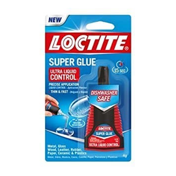 Loctite Super Glue Ultra Liquid Control, 4 Grams, 3-Pack