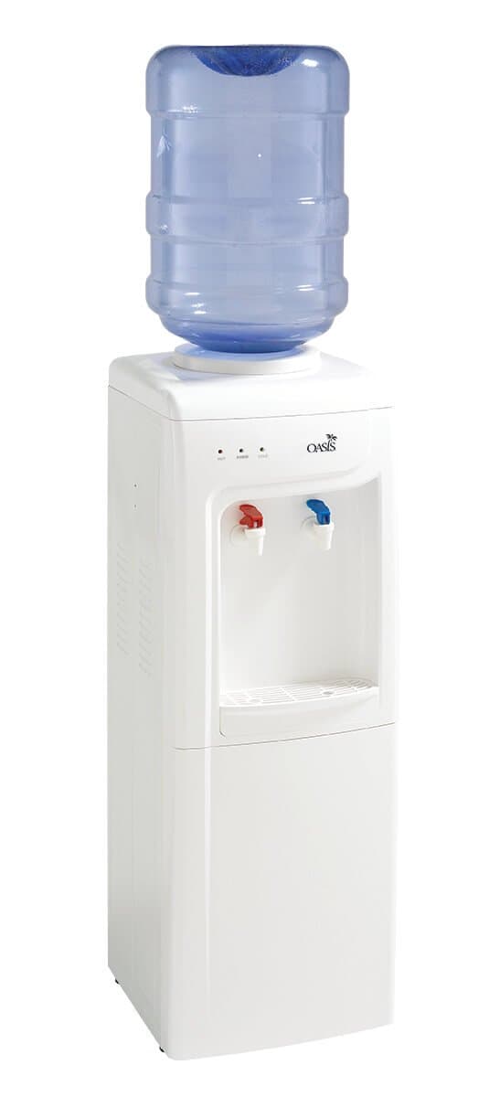 OASIS White Floor Standing Water Cooler, 504818C - BY90