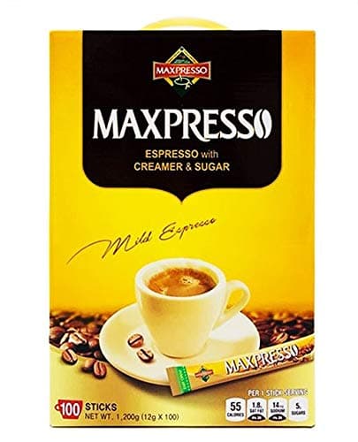 Maxpresso 3-in-1 Korean Instant Coffee, 100 Sticks