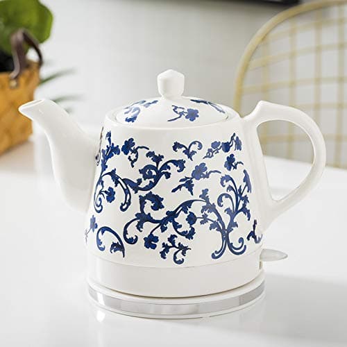 1.2LCeramic Electric Kettle, Cordless Automatic Power Off, Intelligent Constant Temperature, Quick Brew Tea, Coffee Soup, Office Home,B