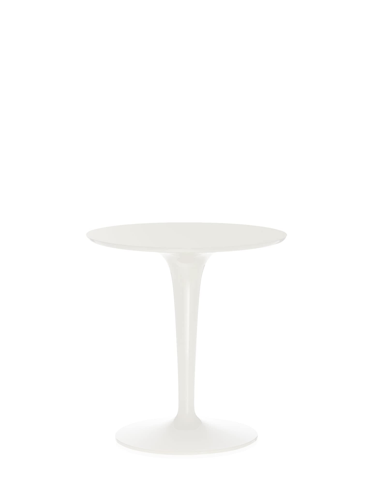 Kartell 860003 Tip Top Mono Side Table Glossy White