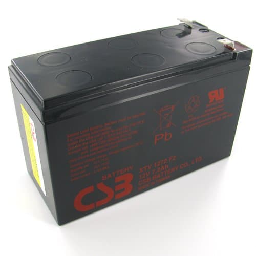 CSB Battery 12V 7.2Ah High Temperature SLA Battery