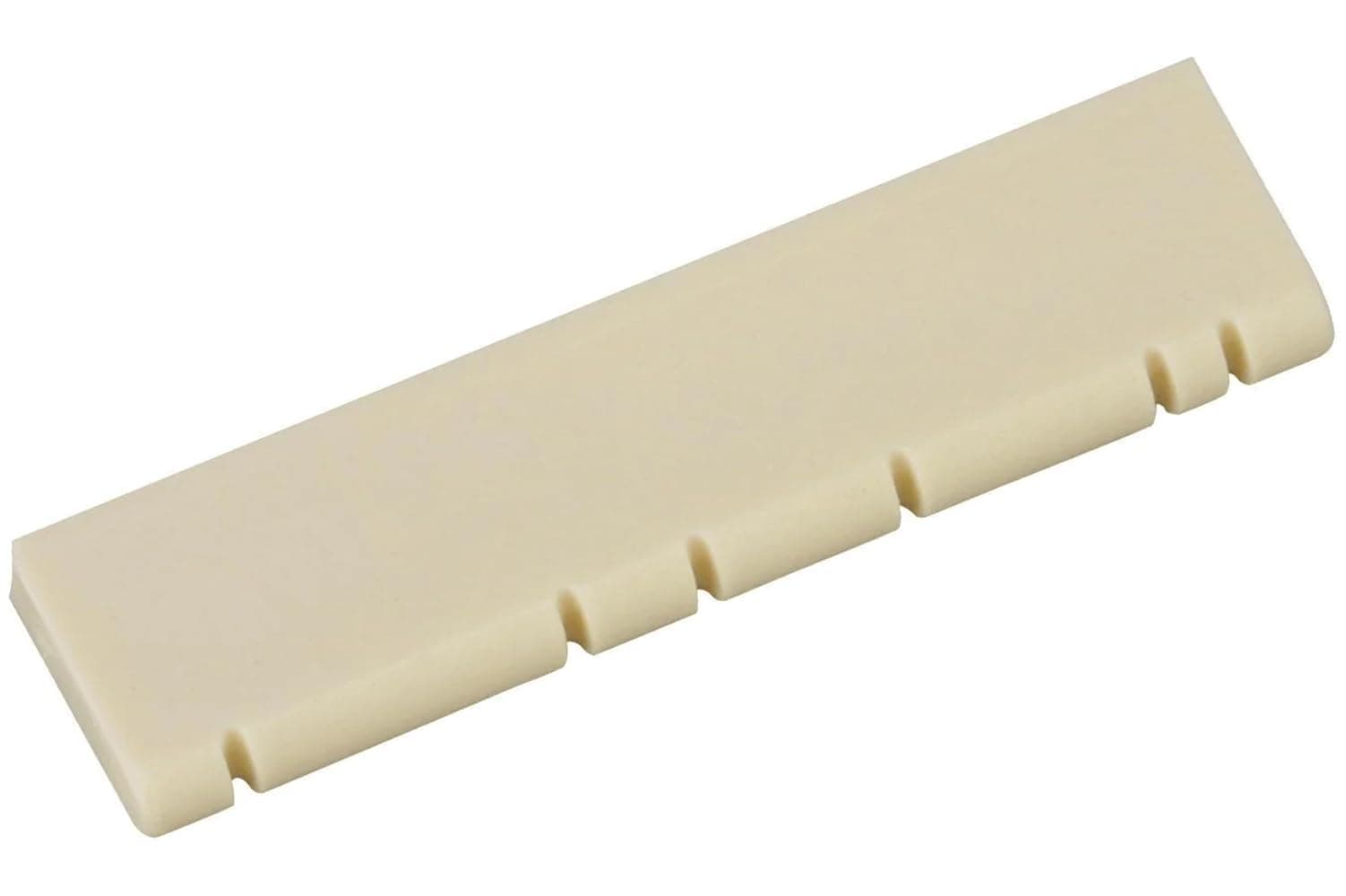 FolkcraftMountain Dulcimer Nuts And Bridges, Bone Delrin, 1 3/8" Wide, Pack Of Six