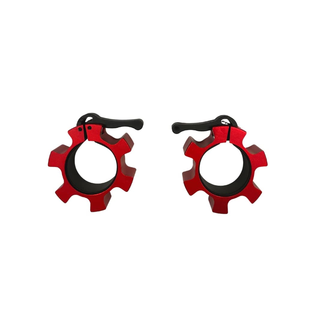 HulkFit2" Quick Release Aluminum Barbell Clamp Collars - Multi Color