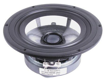 Seas Prestige T18REX/XFC 7" Coaxial Poly Cone Woofer with 1" Textile Dome Tweeter (H1353-08/06)- Each