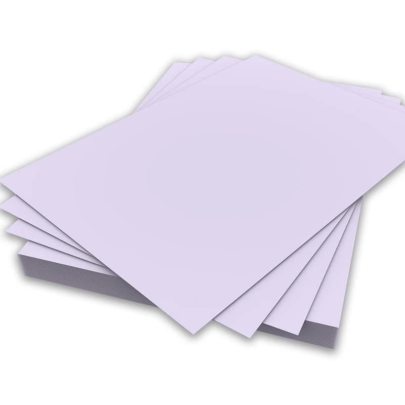 Habercrafts A4 Lilac Colour Paper 80gsm Sheets Double Sided Printer Paper Copier Origami Flyers Drawing School Office Printing 210mm x 297mm (A4 Lilac Paper - 80gsm - 50 Sheets)