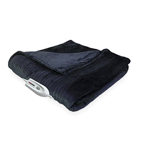 Serta 854173 Shimmer Stripe Throw Blanket, 60" x 75"