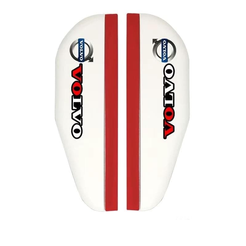 2 Pack Car Rearview Mirror Rain Covers for Volvo V40 V50 V60 V70 V90 Cross Country Rdesign, Rain Sun Visor Side Mirror for Car Rearview Mirror Truck Accessories,White