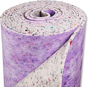 A2Z FLOORS Carpet Underlay 12mm Thick PU Rolls – Total Area Mat With Sound Insulation, Eco-Friendly Material – Easy Install & Customizable – UK Manufactured Quality Luxury Feel (5m² Total Area)
