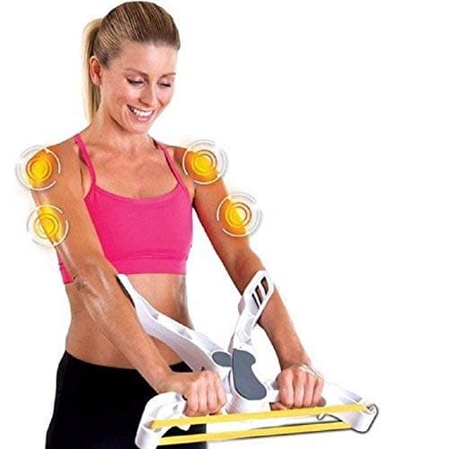 IMPEX Wonder Arm Workout Machine, Arm Upper Exerciser Force Fitness Equipment With 3 Level Resistance Training Bands For Men & Women