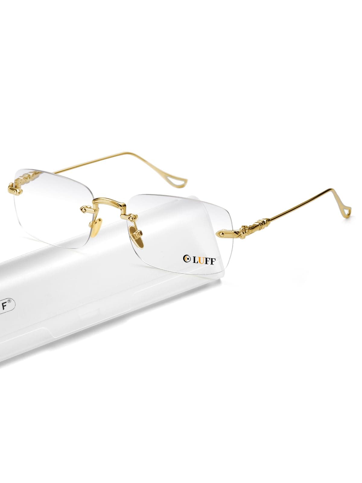 Frameless Reading Glasses for Women Men