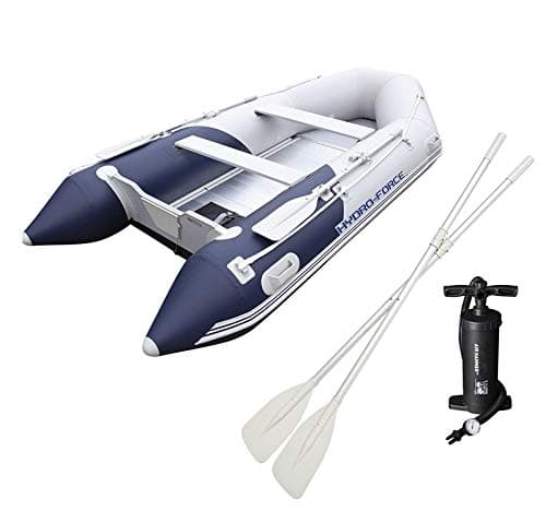 MRT SUPPLY Hydro Force Mirovia Pro 130 Inch Inflatable Boat Raft w/Oars with Ebook