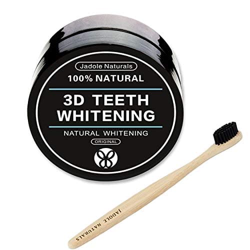 3D Teeth Whitening Activated Charcoal And Bamboo Toothbrush