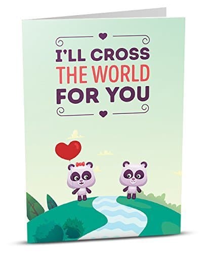 iGreet Augmented Reality Greeting Card: I`ll Cross The World