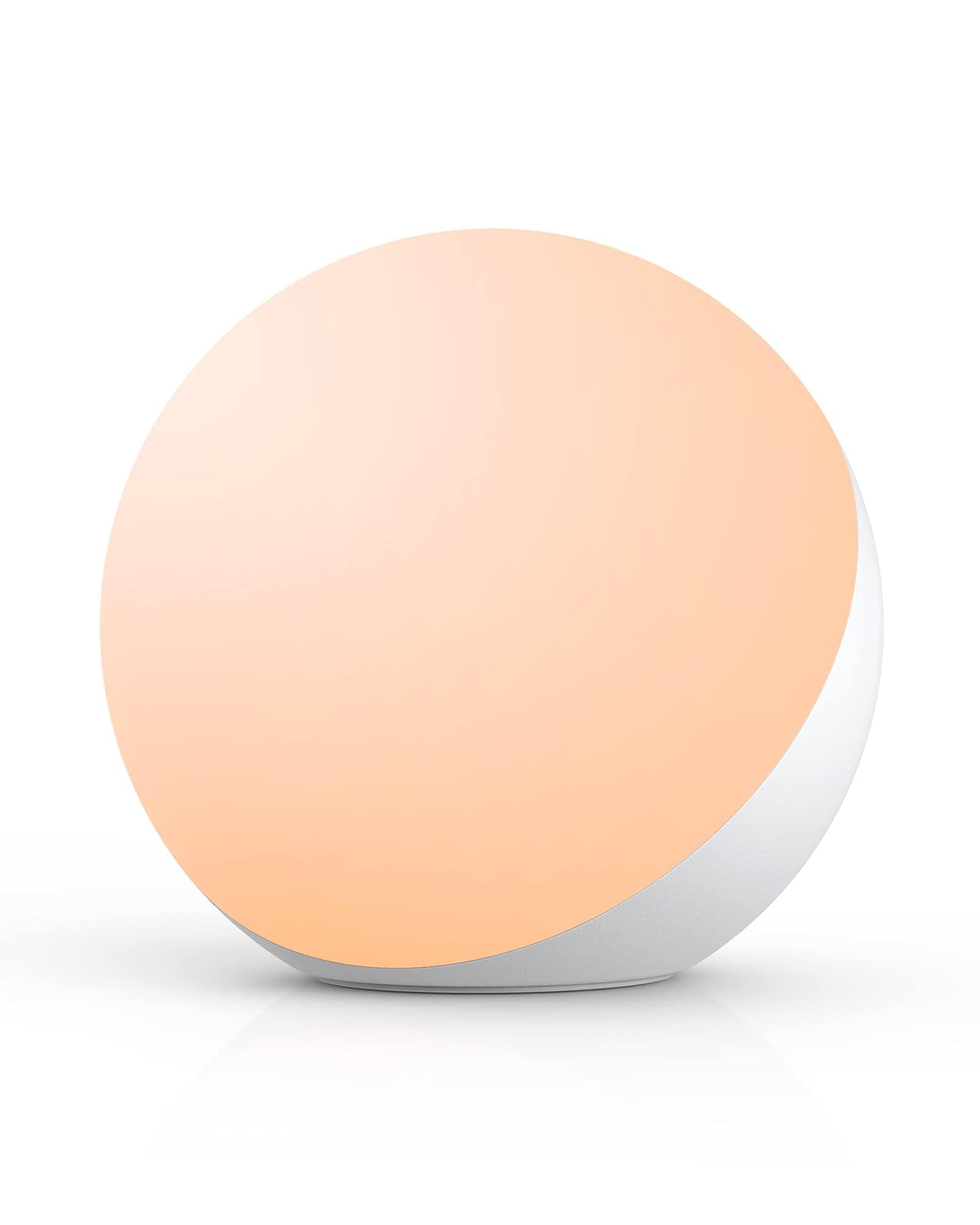 Hifree Touch Lamp, Multicolor Night Light for Kids, Small LED Table Lamp for Bedroom, Dimmable Bedside Lamp with Warm & White Light