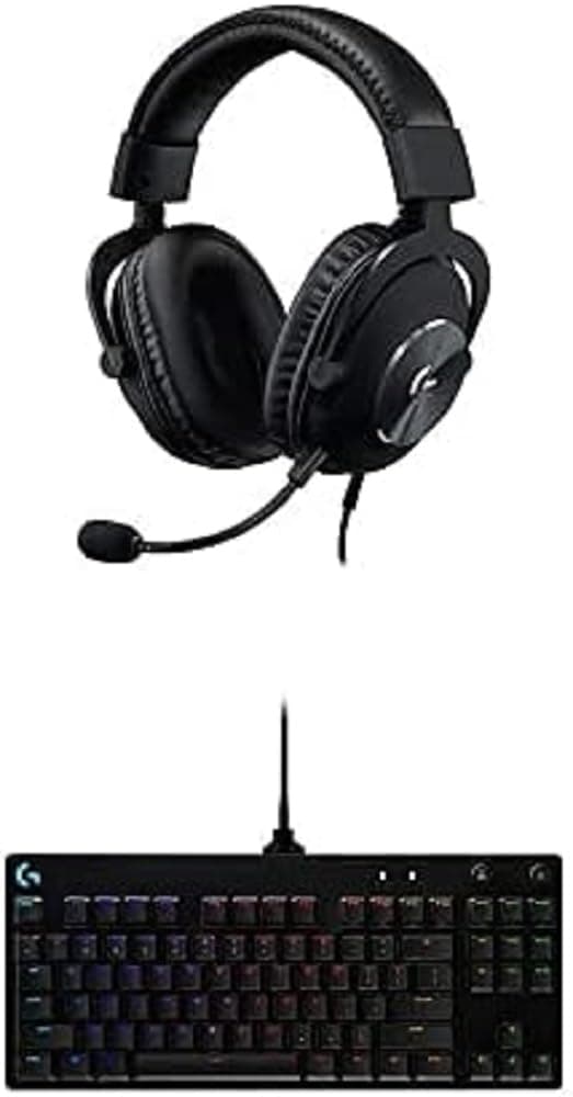 PRO Mechanical Gaming Keyboard + G PRO X Wired Gaming Headset Bundle - Black