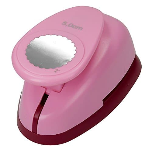 EFCO Circle Toothed Punch, Pink, X-Large, 2-Inch, 49 mm