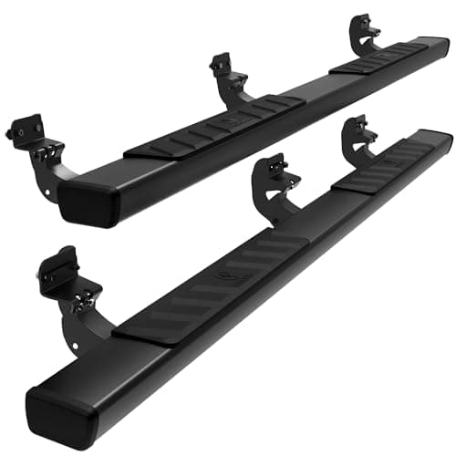 Tyger Auto Black TG-RS2D40078 Riser for 09-18 Dodge 1500 (Including 2019 Classic)/10-19 Ram 2500/3500 Crew Cab 4inch Side Step Nerf Bars Running Boards