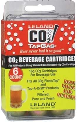 Box of 6 - 16 gram CO2 cartridges